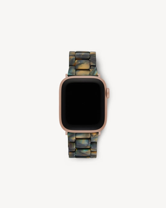 Watch Band in Green Tortoise