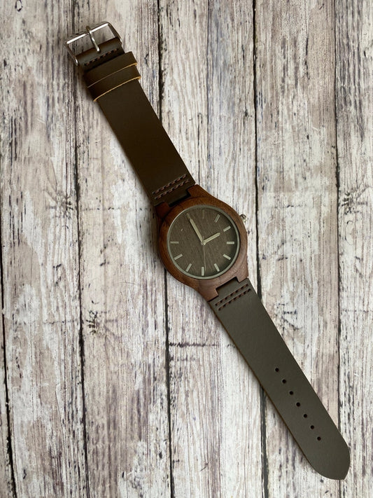 Walnut Wood Watch