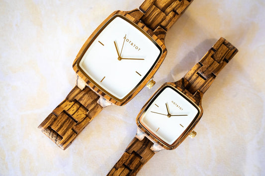 Donar Petite | Wood Watch For Women | Sustainable | Square